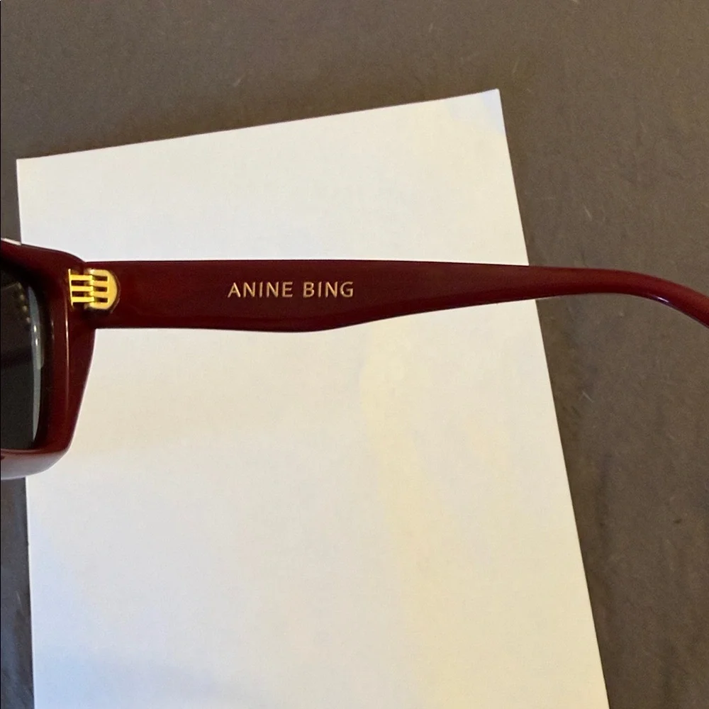 Anine Bing sunglasses burgundy/blue tint - Picture 3 of 7